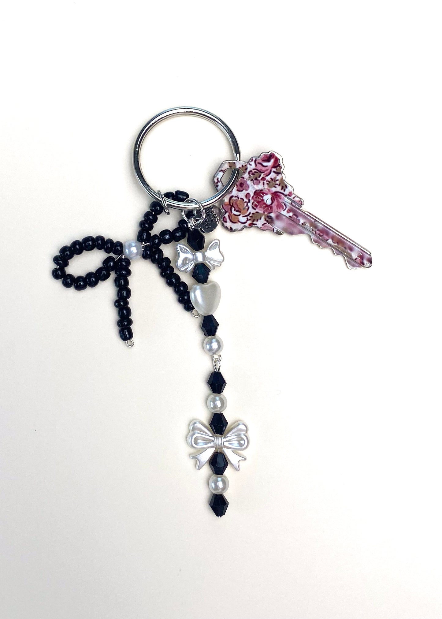 Bow Keychain (black)