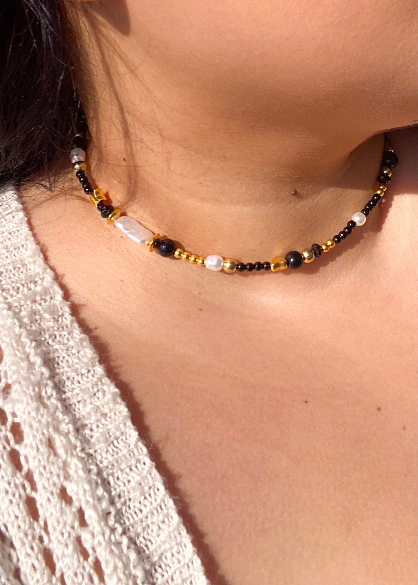 Gilded Noir Necklace