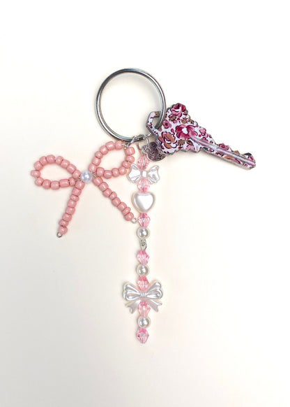 Bow Keychain (pink)