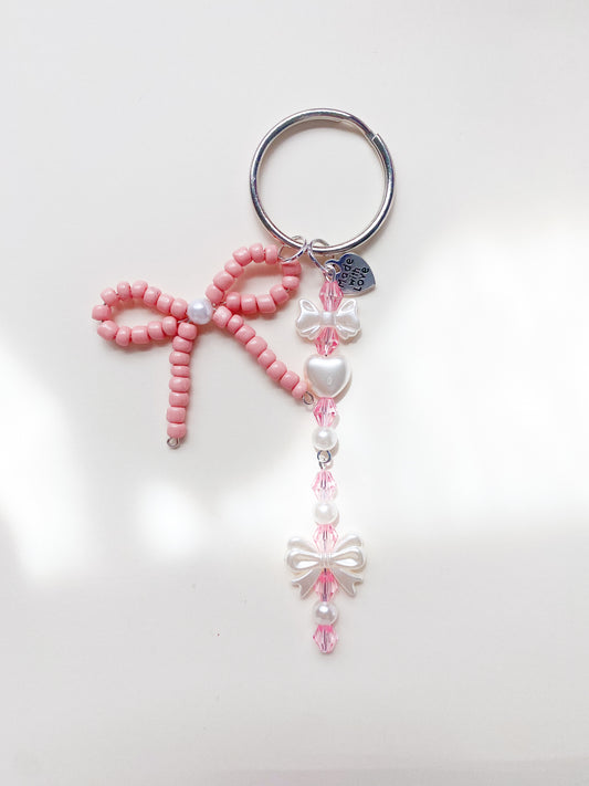 Bow Keychain (pink)