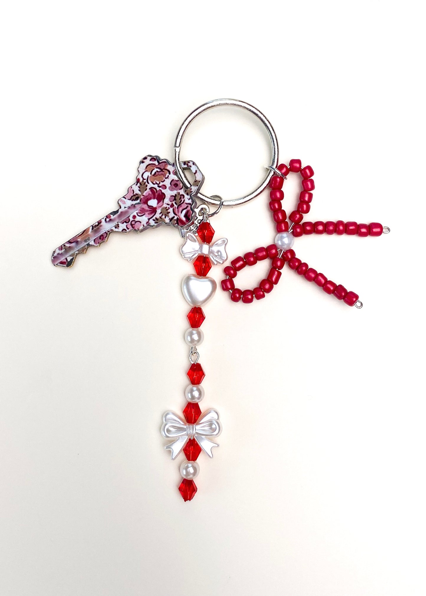 Bow Keychain (red)